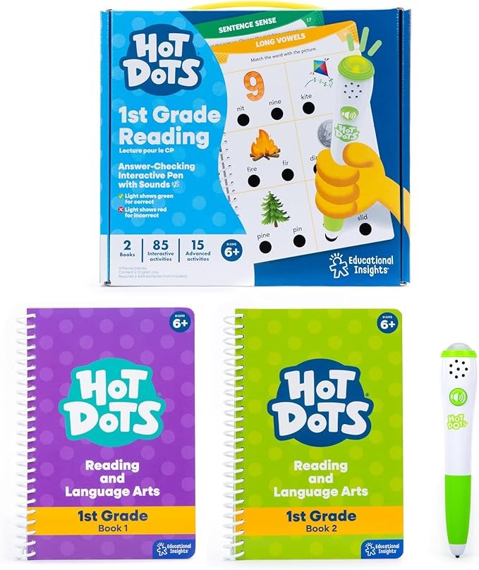 2 x HOT DOTS Jr Let's Master Grade 1 Reading.