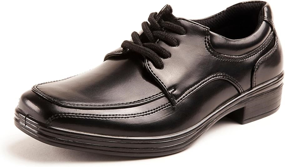 DEER STAGS Boys' Sharp Oxford Shoes, 11 W US Little Kid, Black, 23006.