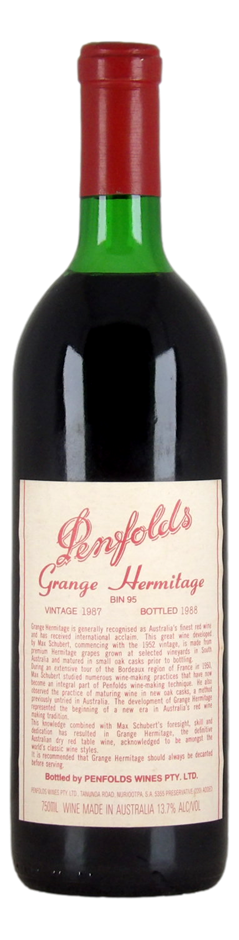 Penfolds Bin 95 Grange Hermitage 1987 (1x 750mL) SA.
