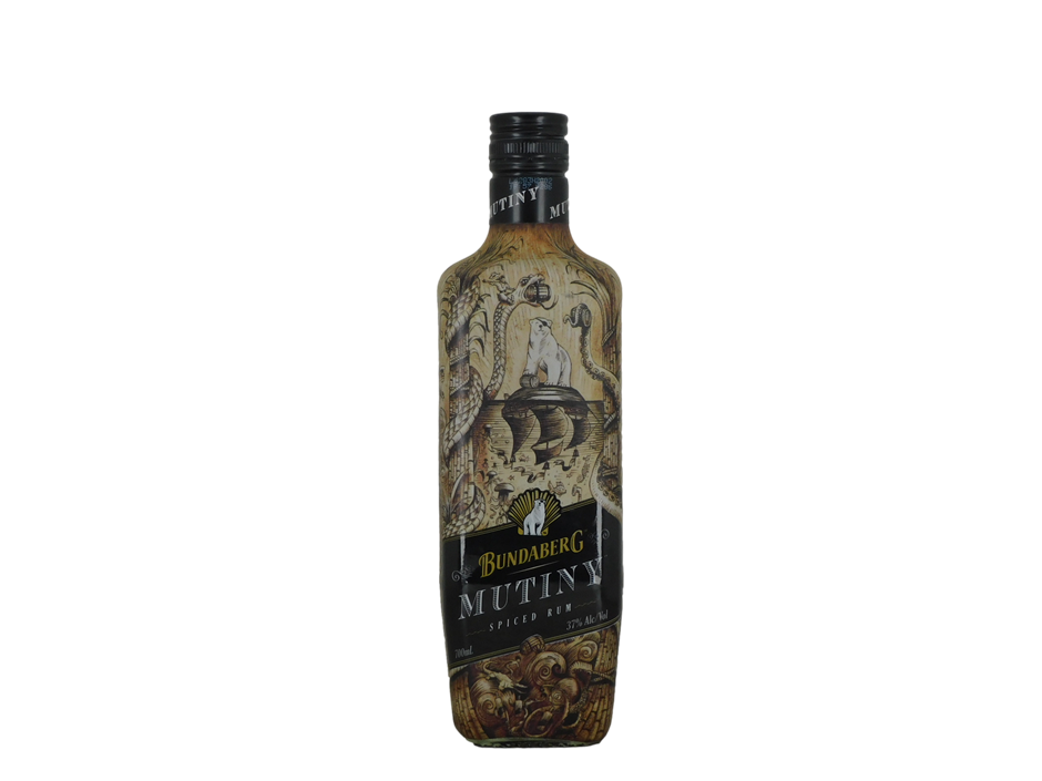 Bundaberg Mutiny Spiced Rum (1x 700mL), QLD.