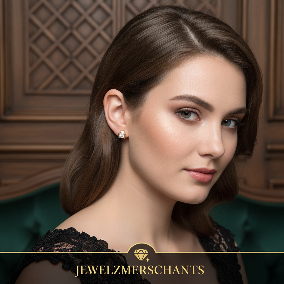22K/Italy  Gold Filled Earring -(stamped 22K/Italy)-Warranty Quality-Bonus