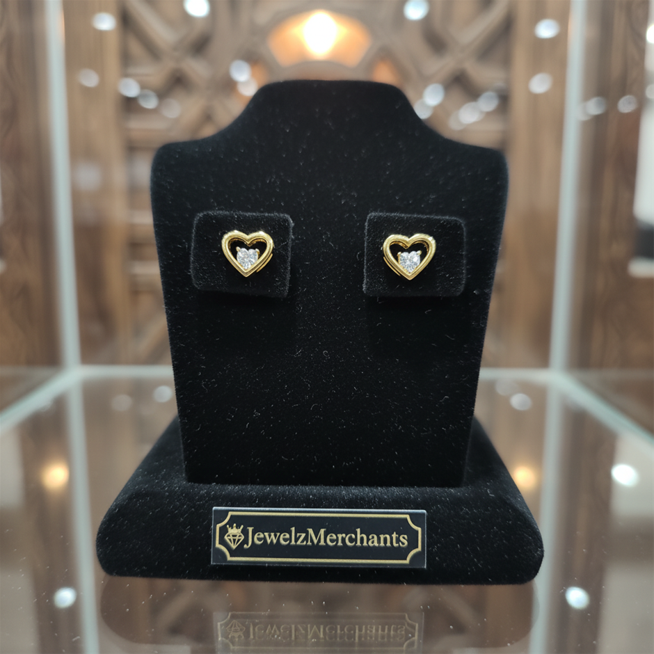22K/Italy  Gold Filled Earring -(stamped 22K/Italy)-Warranty Quality-Bonus