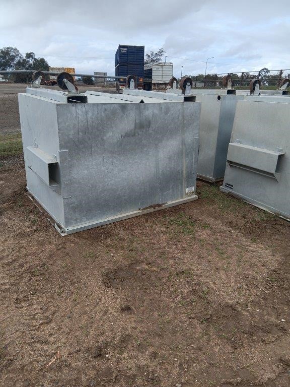 3 x Steel Bins