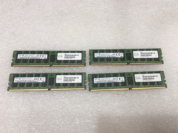 Cisco UCS-MR-1X162RU-A 16GB 2Rx4 PC4-2133P Memory Module (Lot of 4)