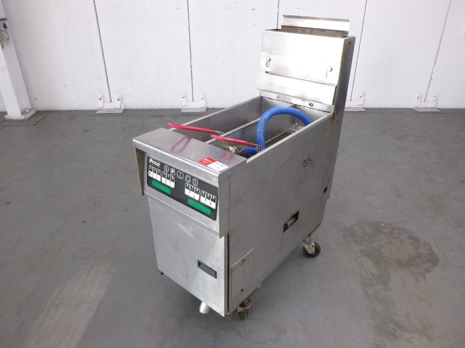 Pitco Mobile Stainless Steel Freestanding Gas Single Pan Fryer