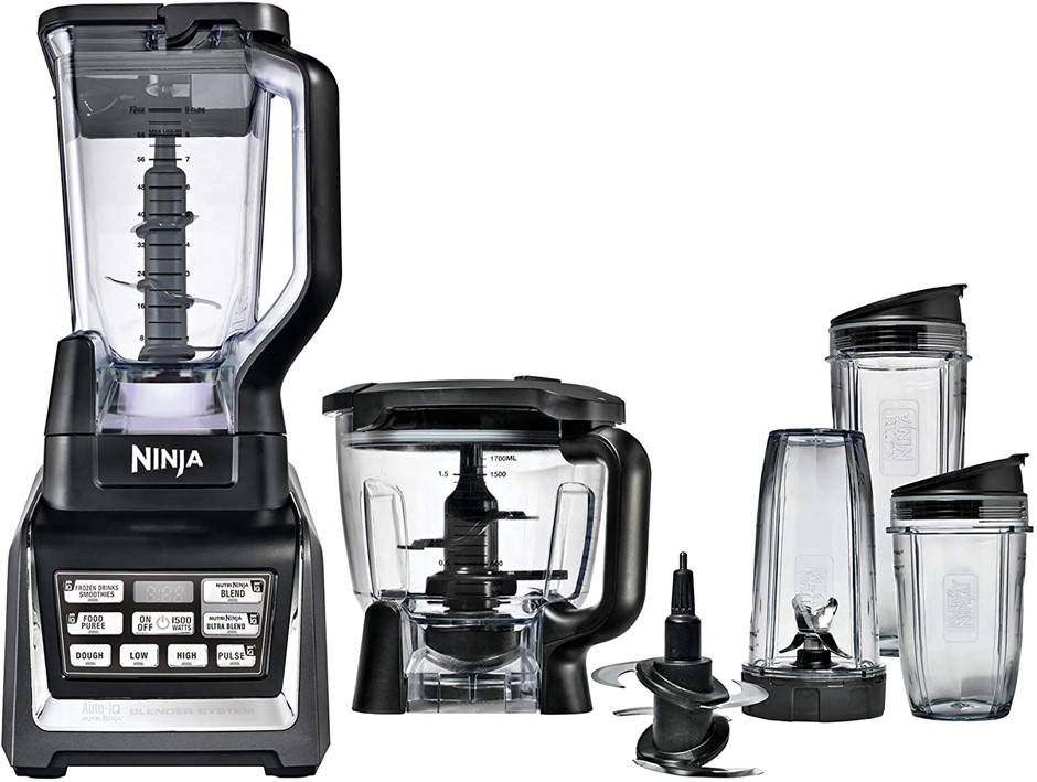 Nutri Ninja Nutrient Extractor Processor, Black & Chrome, BL682ANZMN. NB: D