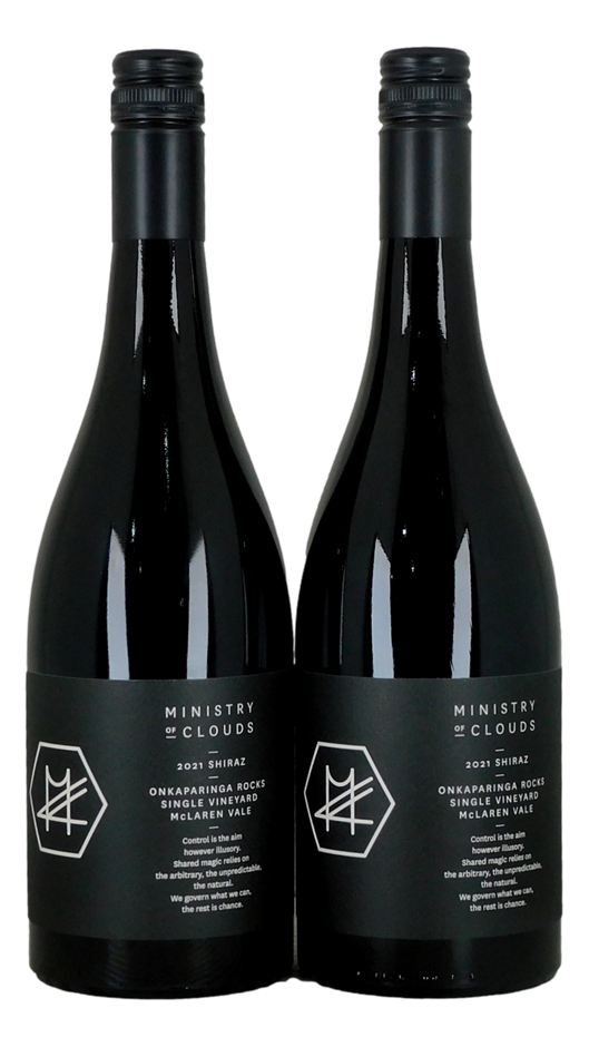 Ministry of Clouds McClaren Vale Shiraz 2021 (2x 750ml), SA. Screwcap.