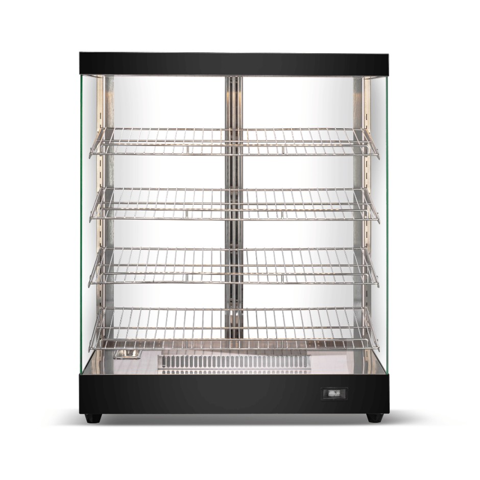 <p>318L Counter Top 4 Shelves Square Hot Display</p>