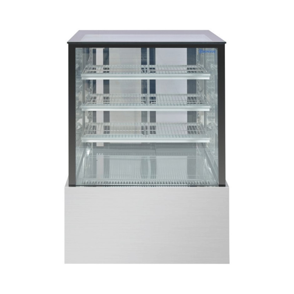 Squared Glass Hot Food Showcase