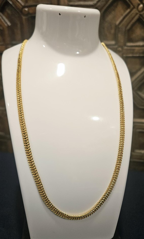18k/ITALY Yellow Gold Filled chain -(stamped 18K/ITALY)-Bonus Gift