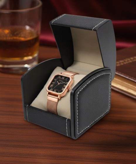 High Quality Simulated Diamond Women's Poedagar Watch-include box
