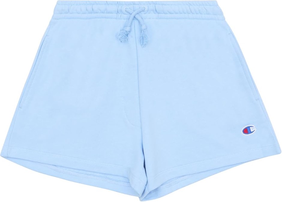2 x CHAMPION Kid's Lightweight Terry Short, Size 8, Morning Sky Blue, KW3EN