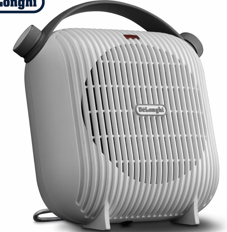 DELONGHI Comfort Capsule Hobby Fan Heater. NB: Used, Not Boxed, Dusty From