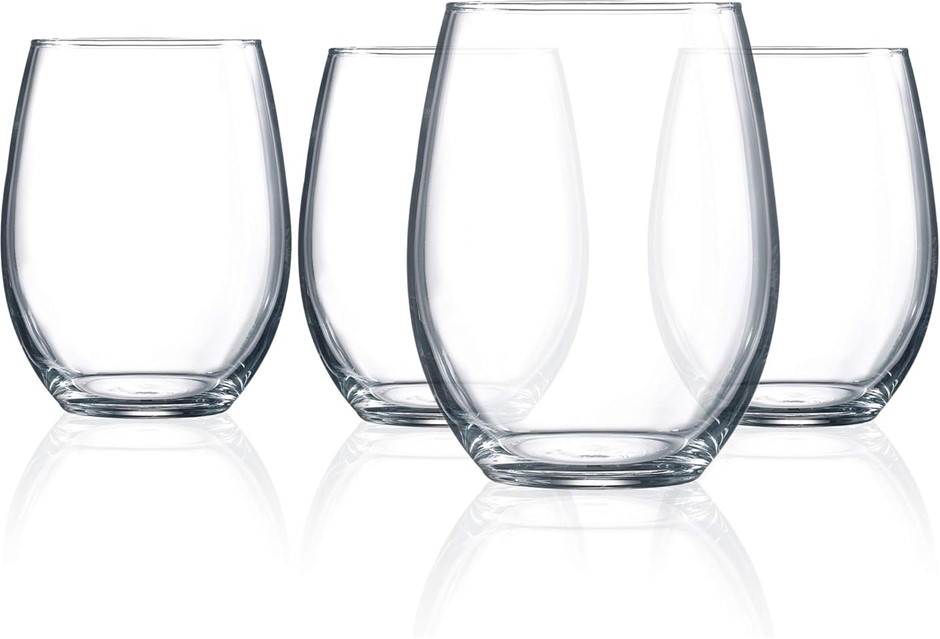 ARC INTERNATIONALCachet 21 Ounce Stemless Wine Glass, Set of 4, 4 Count (Pa