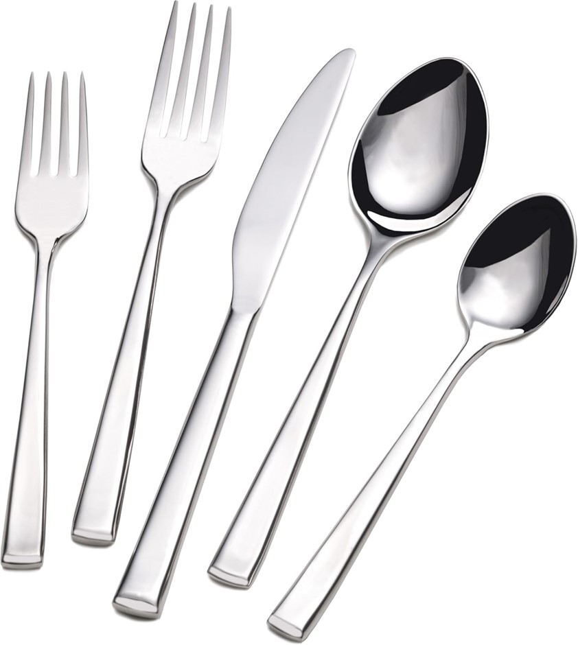 TOWLE LIVING Dream 20-Piece Stainless Steel Flatware Set, Service for 4