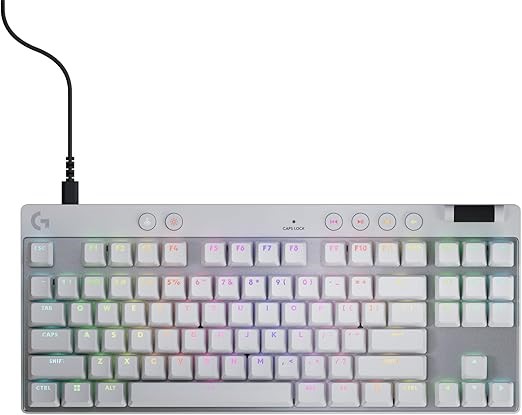 LOGITECH G PRO X TKL Rapid tenkeyless Corded Gaming Keyboard with Magnetic