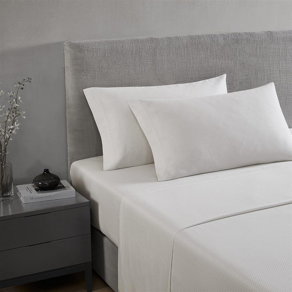 VERA WANG Queen Sheet Set, Luxury Sateen Cotton Bedding, 800 Thread Count,