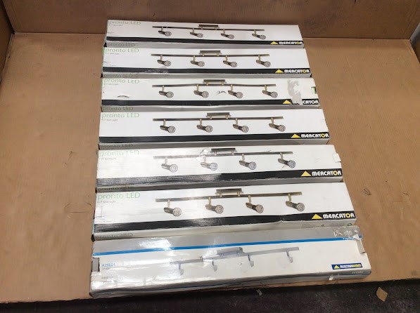 Austrabeam Spotligh t& LED 4-Light Ceiling Spotlights (Lot of 7)