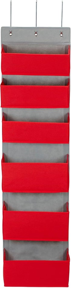HOUSEHOLD Essentials 2169-1 Over-The-Door 6 Pocket Organiser Store in Pantr