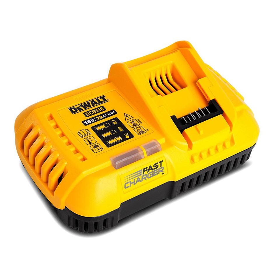 DeWALT 18V-54V Battery Fast Charger.