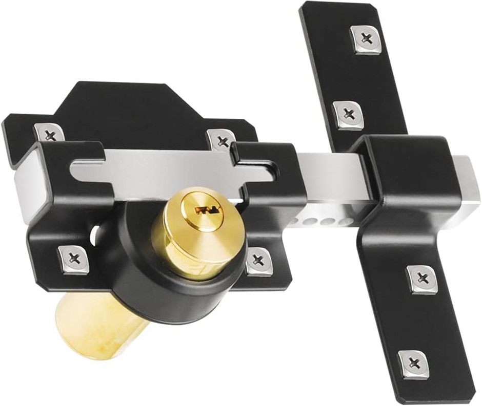 BARN Door Lock, 2", Fence Gate Lock, Double Sided Gate Latch, Door Lock for