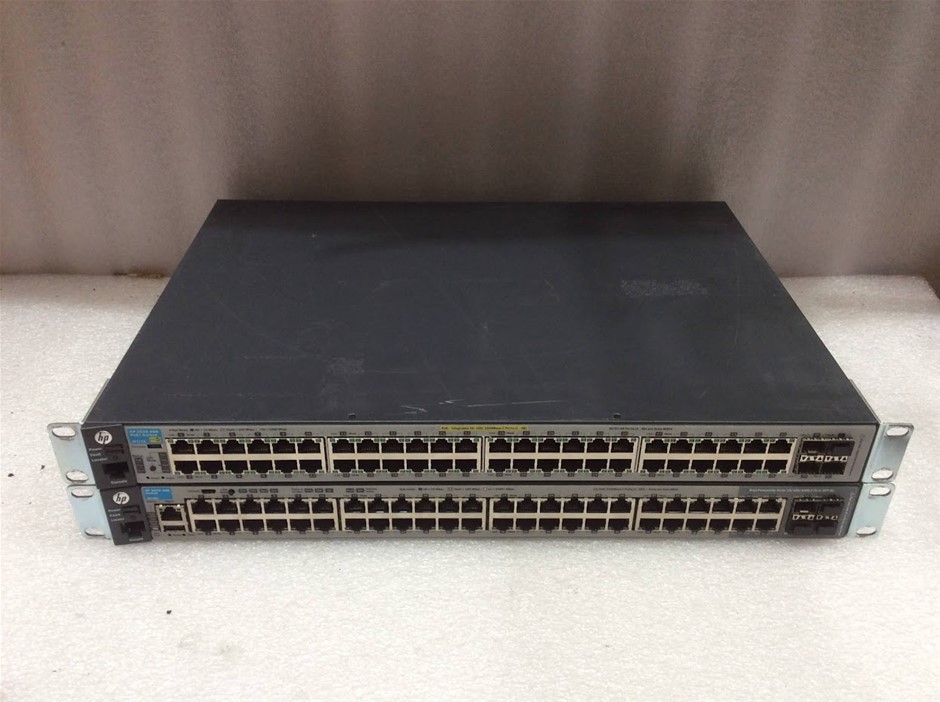 HP J9772A 2530-48G PoE+ Ethernet Switch +HP J9728A 2920-48G Ethernet Switch