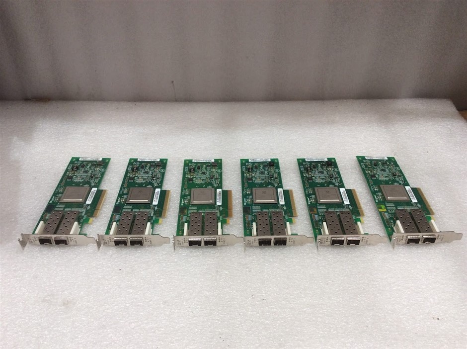 QLogic Dual Port Fibre Channel Host Bus Adapter (Lot of 2)