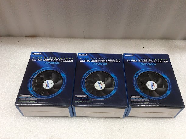 Zalman CNPS8000A Ultra-Quiet CPU Cooler - New (Lot of 3)