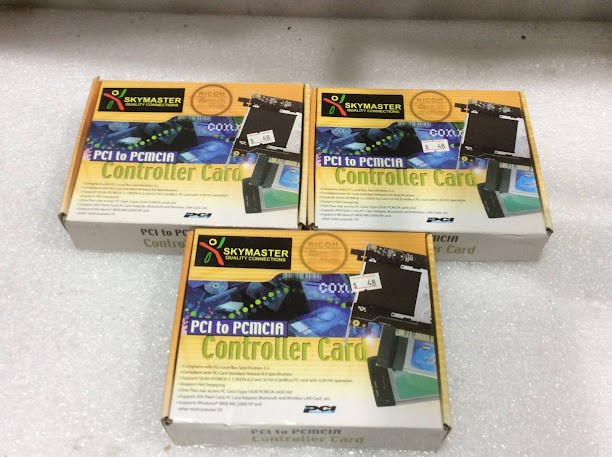 Skymaster PCI to PCMCIA Controller Card - New (Lot of 3)