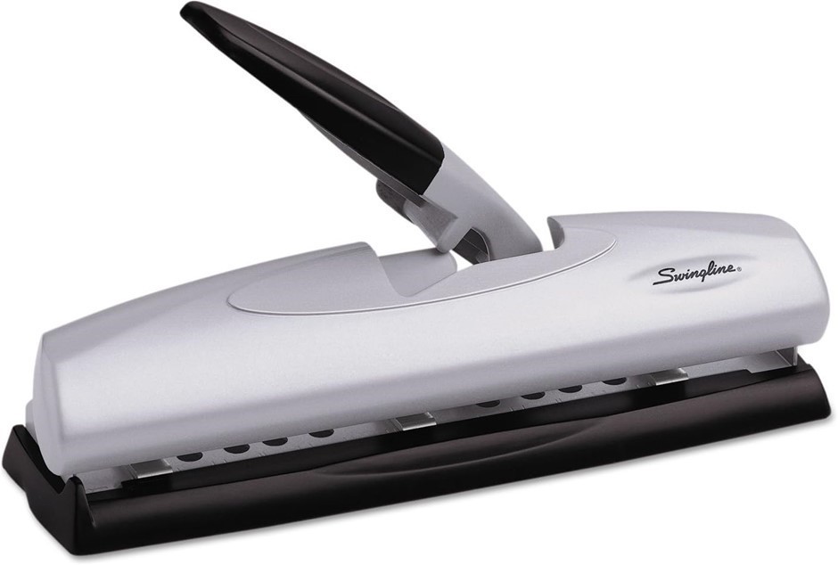 0126-5062777 · SWINGLINE 3 Hole Punch, 20 Sheet Capacity Three Hole Puncher 3 Ring, Adjust