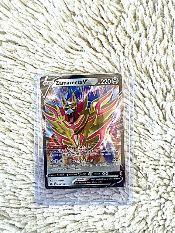Zamazenta V 098/159 – Sword & Shield – Raw Pack Fresh