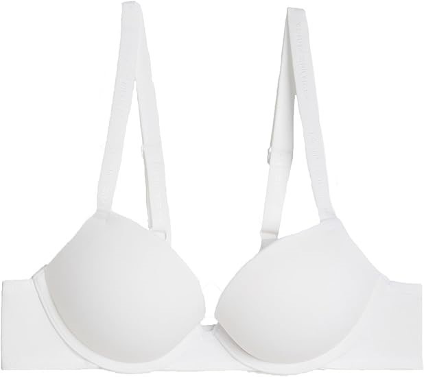 TOMMY HILFIGER Women's Micro Double Push Up Underwire Micro Bra, Size 14C,
