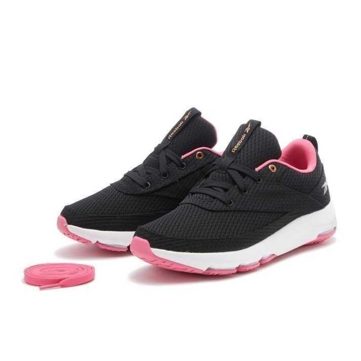 REEBOK Women's Cloudride DMX 5.0 Shoes, Size US 7, Black/SesoPink/White, FX