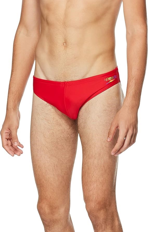 SPEEDO Men's Swimsuit Brief PowerFlex Eco Solar, Size 26, 705201. RRP: $44.