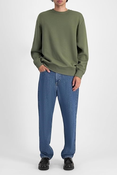 CHAMPION Men's Rochester Capital Crew, Size M, Cargo Olive CSI, ATXBN. RRP: