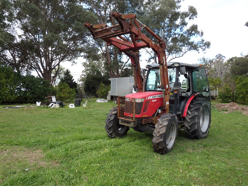 0003-5063081 · Massey Ferguson 3645 4WD Tractor with Front End Loader