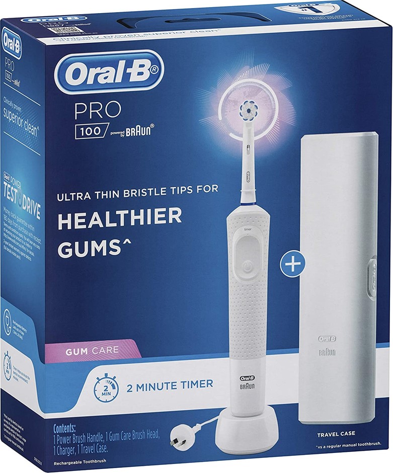 ORAL-B Pro 100 Gum Care Electric Toothbrush.