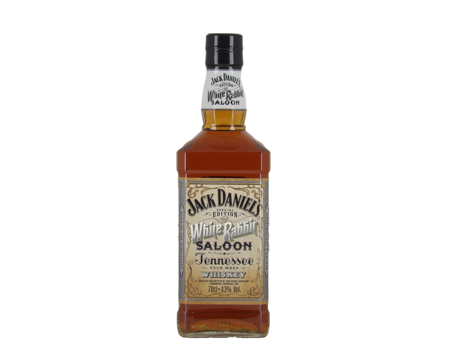 Jack Daniel`s White Rabbbit Saloon Tennessee Whiskey (1x 700mL), USA.
