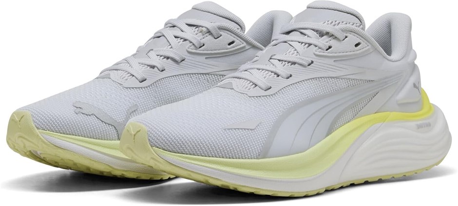 Puma Women's Electrify Nitro 4 Wn Road Running Shoe, Vibrant Silver Apple S