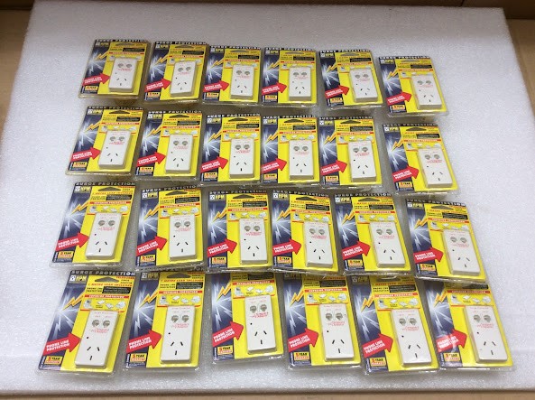 HPM Cat Mixed Brand and Model Teleguard Surge Adaptor - New (Lot of 24)