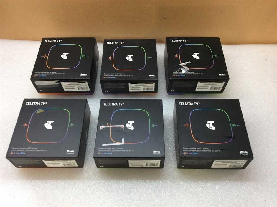 Telstra TV 2 4701TL Streaming Media Player (Lot of 6)
