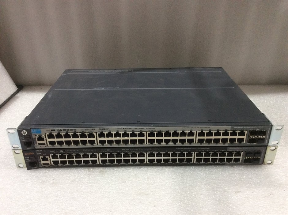 HP 2920-48G J9728A Network Switch + Aruba 2920-48G Switch J9728A Network