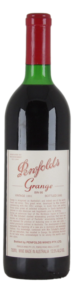 Penfolds Bin 95 Grange 1996 (1x 750mL), SA.