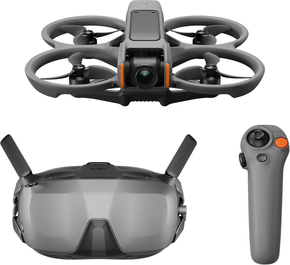 DJI Avata 2 Fly Smart Combo (Single Battery), FPV Drone with Camera 4K, Imm