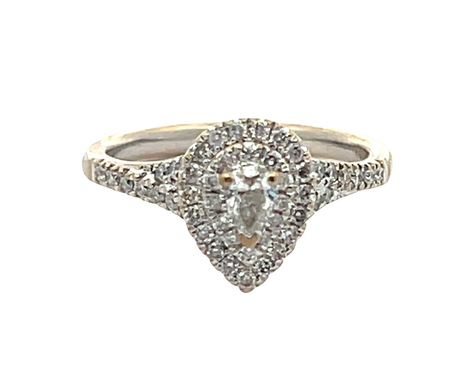 Michael Hill 10ct Yellow Gold Diamond Cluster Ring