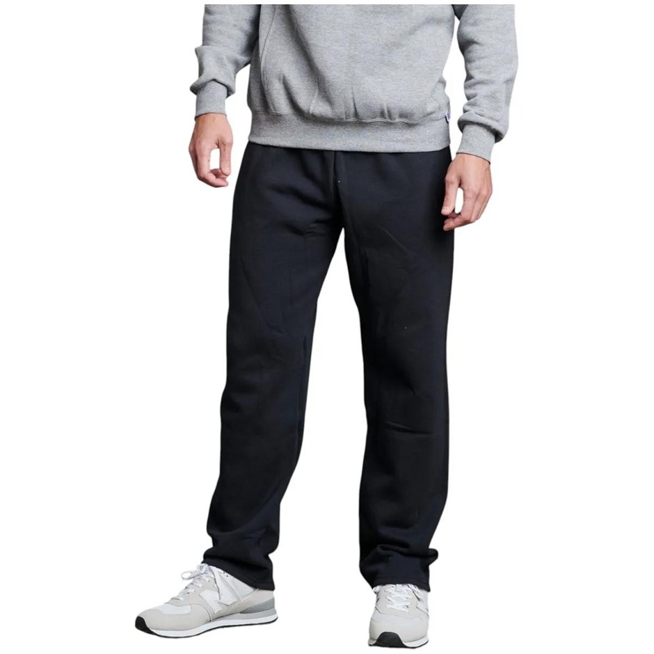 RUSSELL ATHLETIC Men's Dri-Power Sweatpants Size 2XL, Black, 596HBM0.