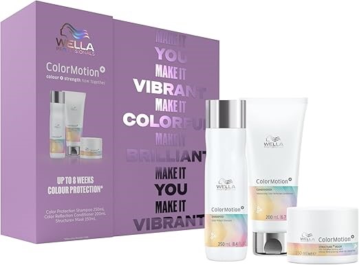 Wella Professionals Limited Edition ColorMotion Trio Set (Shampoo 250ml, Co