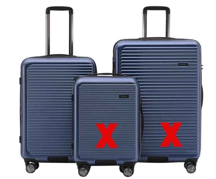 TOSCA London Hardside Luggage Medium: 64cm