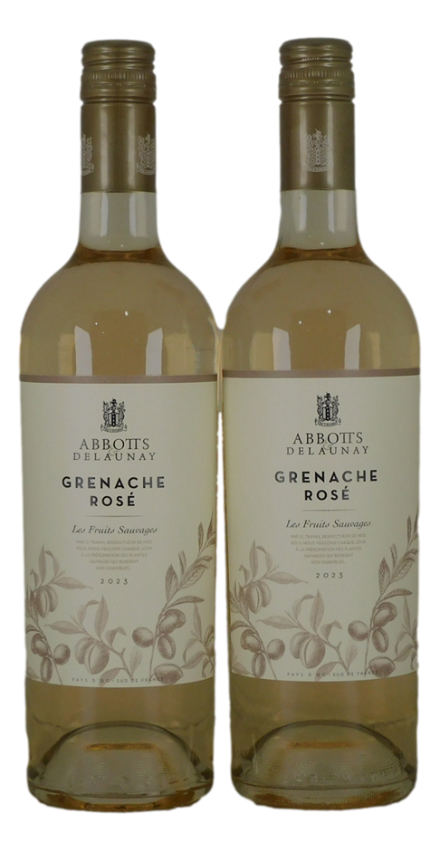 Abbotts & Delaunay Grenache Rose 2023 (2x 750mL). France.