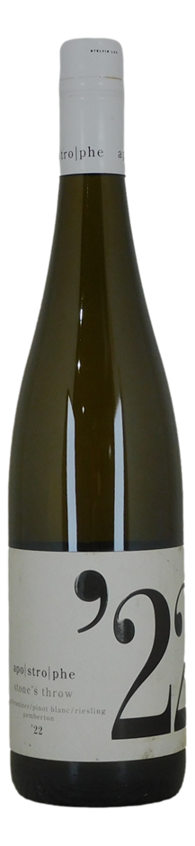 Apostrophe Stones Throw Gewurtz Blanc 2022 (6x 750mL). WA. 